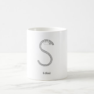 S is for Sloth Coffee Mug