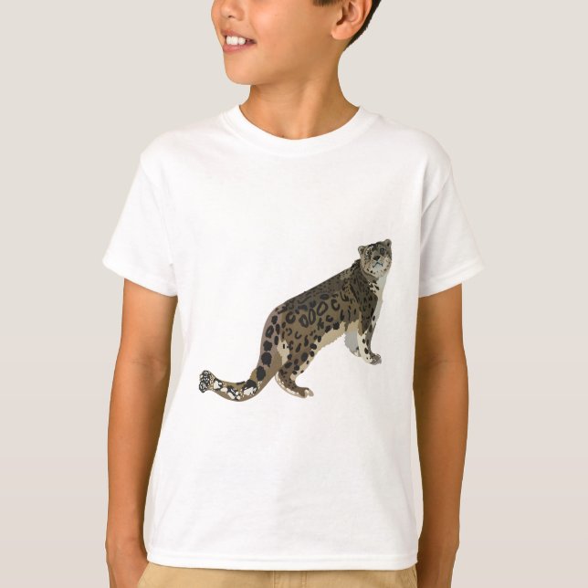 S is for Snow Leopard T-Shirt (Front)