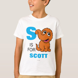 S is for Snuffleupagus   Add Your Name T-Shirt