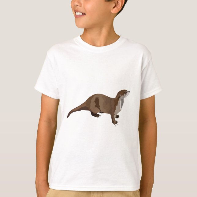 S is for Southern River Otter T-Shirt (Front)