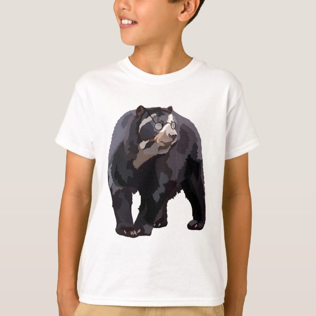 S is for Spectacled Bear T-Shirt (Front)