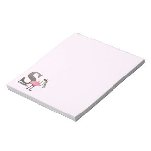 S is for Spoonbill Notepad