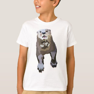 S is for Spotted Necked Otter T-Shirt
