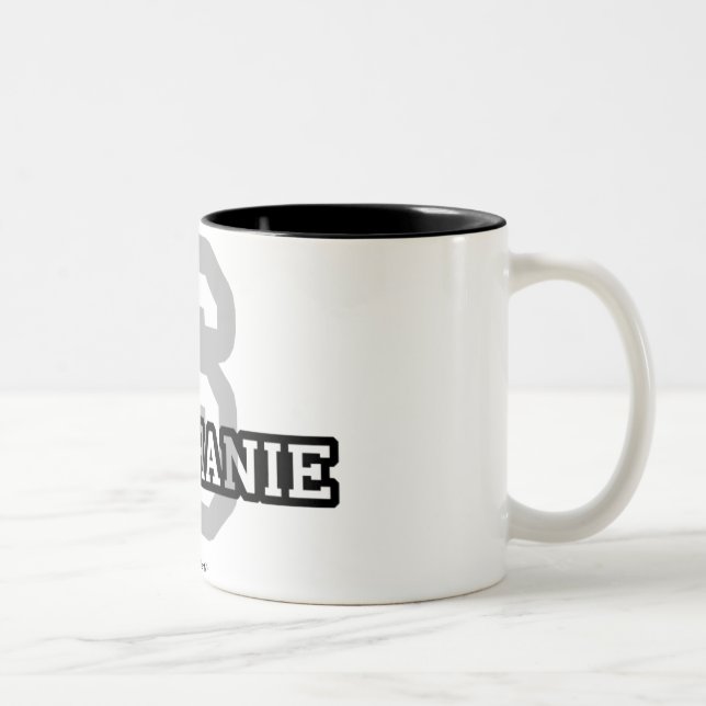 S is for Stephanie Two-Tone Coffee Mug (Right)