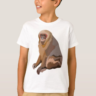 S is for Stump Tailed Macaque T-Shirt