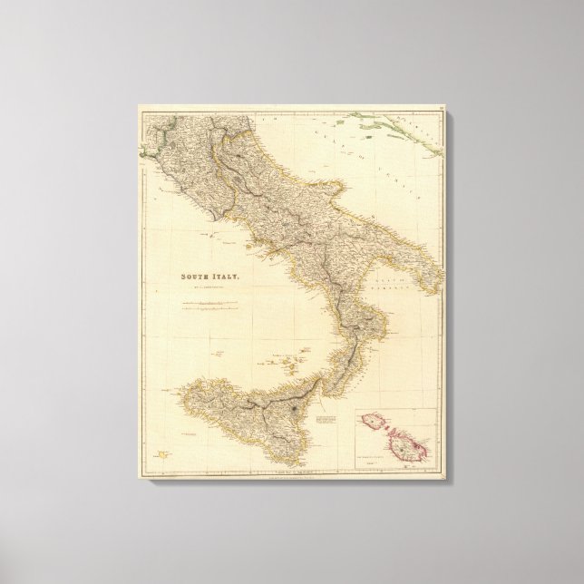 S Italy Canvas Print (Front)