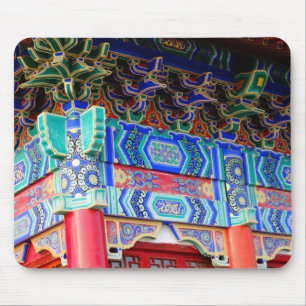 S. Korean Palace Art in Bright Colors on a Mouse Mat