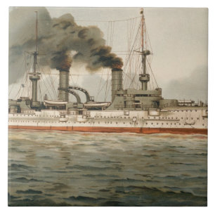 S.M. Grosse Kreuzer 'Furst Bismarck' (H.M. Great C Tile
