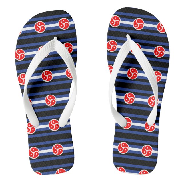 S / M Pride Flip Flops (Footbed)