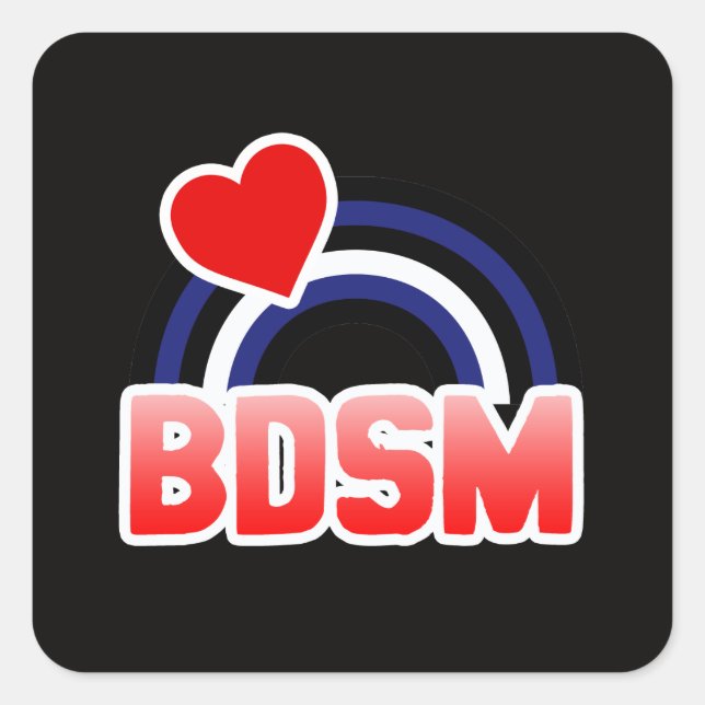 S / M Pride Square Sticker (Front)
