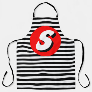 S Monogram Apron