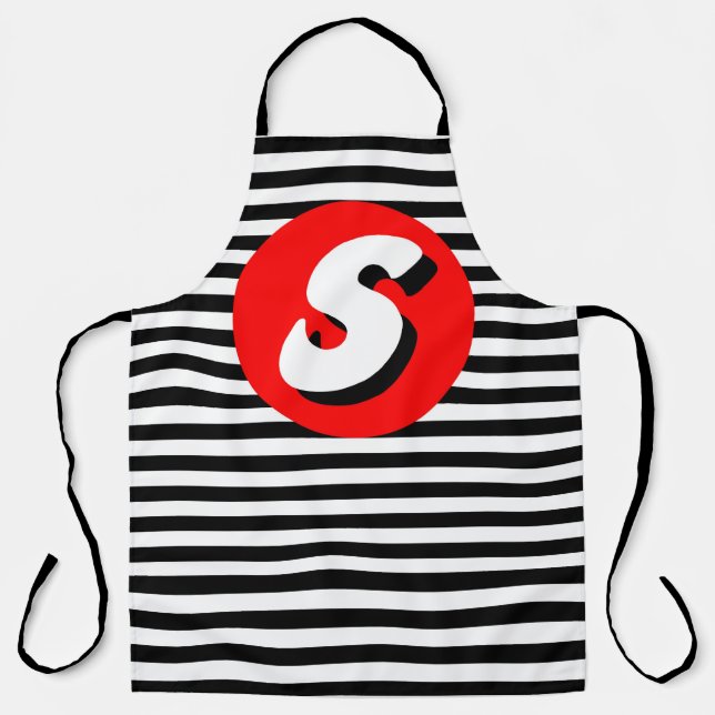 S Monogram Apron (Front)