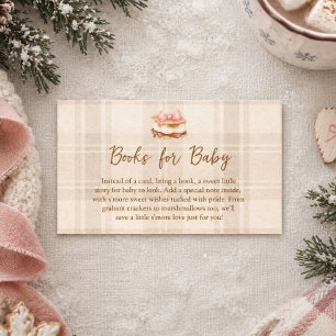 S’more to Love Cosy Rustic Books For Baby Shower Card