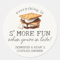 S’mores Fall Bonfire Outdoor Couples Shower