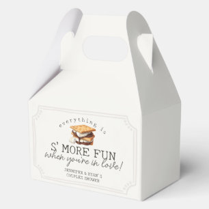 S’mores Fall Bonfire Outdoor Couples Shower Favour Box