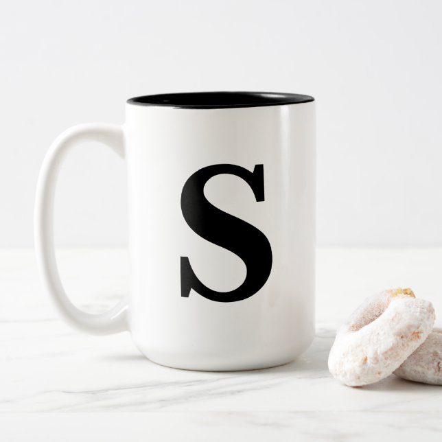 "S" mug (With Donut)