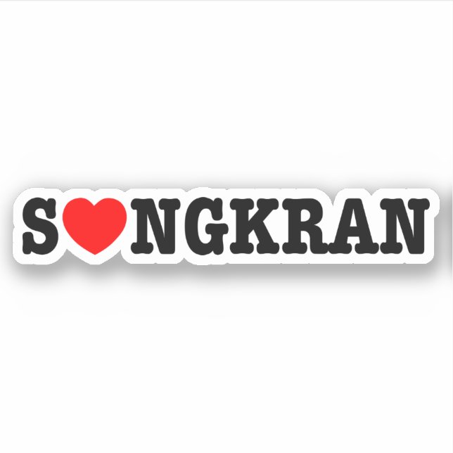 S❤NGKRAN ~ Heart (Love) Songkran (Front)