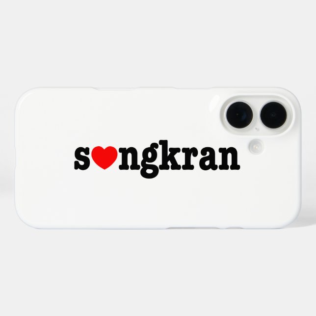 s❤ngkran ~ Heart (Love) Songkran Case-Mate iPhone Case (Back (Horizontal))
