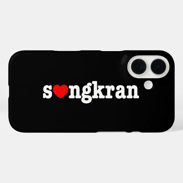 s❤ngkran ~ Heart (Love) Songkran Case-Mate iPhone Case (Back (Horizontal))