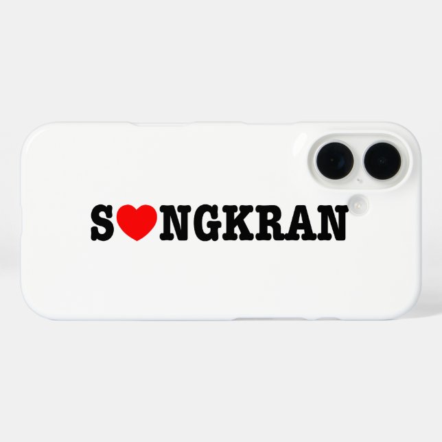 S❤NGKRAN ~ Heart (Love) Songkran Case-Mate iPhone Case (Back (Horizontal))