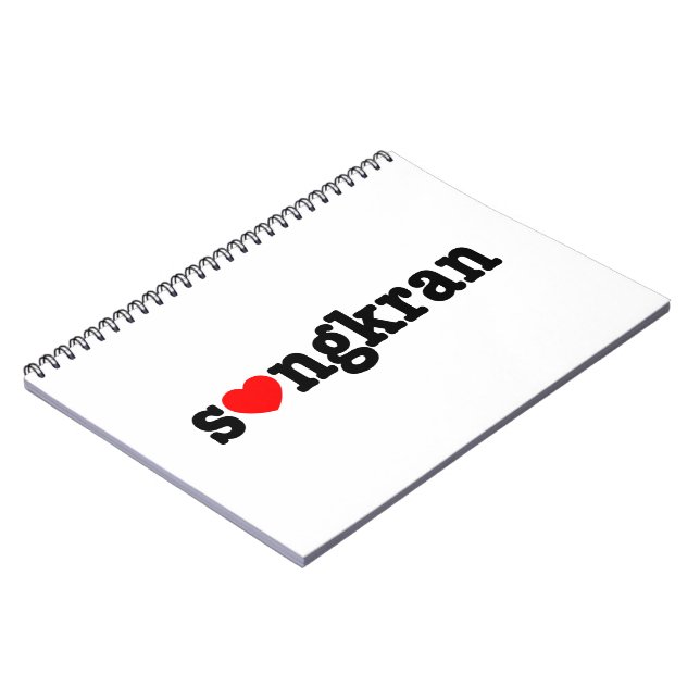 s❤ngkran ~ Heart (Love) Songkran Notebook (Left Side)