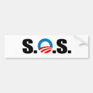 S.O.S BUMPER STICKER