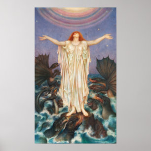 S.O.S.   Evelyn De Morgan Poster