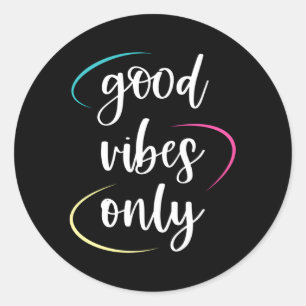 S Only Motivational Aesthetic Classic Round Sticker