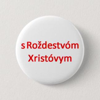 s rozdestvom xristovym coffee mug 6 cm round badge