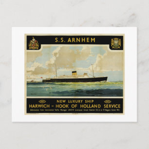 S.S. Arnhem - Luxury Liner - Holland Postcard