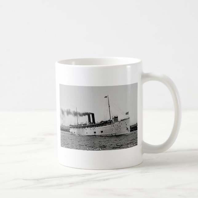 S.S. Eastland as photographed by Pesha Postcard Co Coffee Mug (Right)