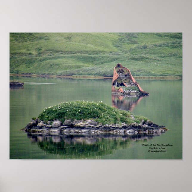 S. S. Northwestern, WWII Sunken Ship Poster (Front)