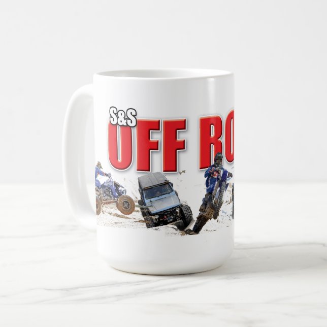 S&S Off Road Magazine Coffee Mug (Front Left)