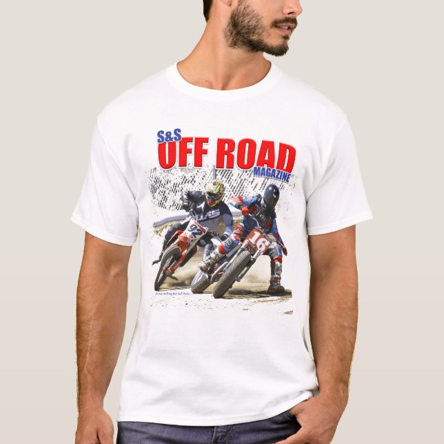S&S Off Road Magazine Flat Track Tee (Front)
