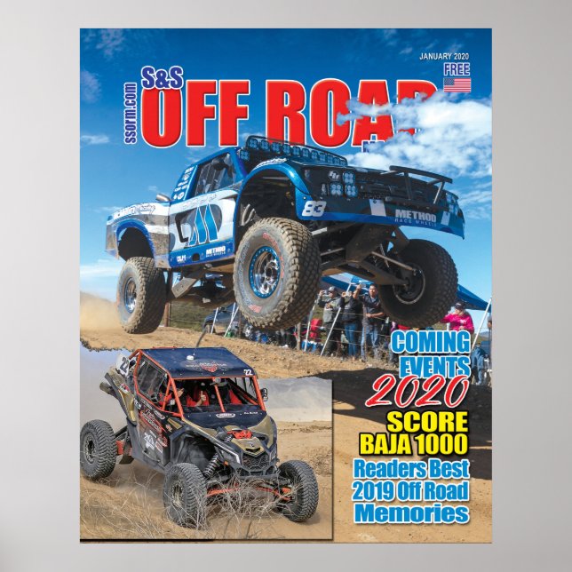 S&S Off Road Magazine January 2020 Cover Print (Front)