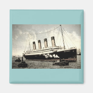 S.S. Olympic Star, White Star Line, 1913 Magnet