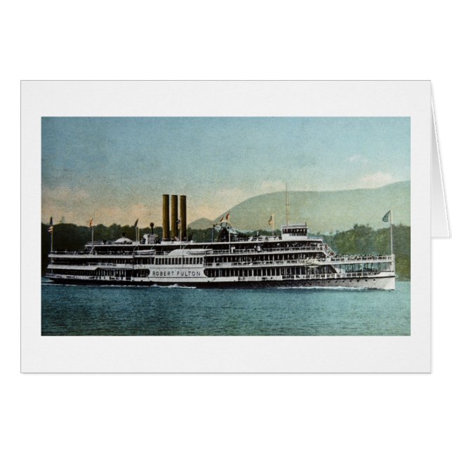 S.S. Robert Fulton - Hduson Riv er Day Line (Front Horizontal)