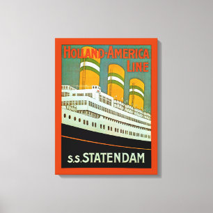 s.s. Statendam Canvas Print