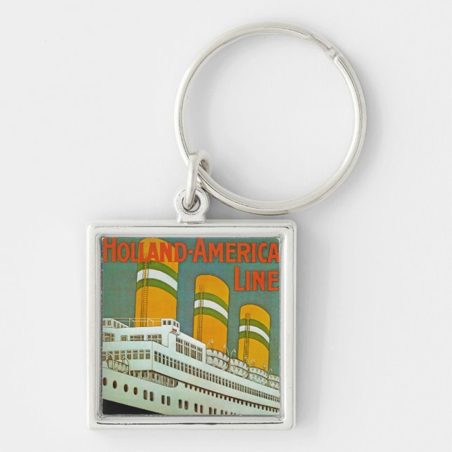 s.s. Statendam Key Ring (Front)