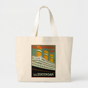 s.s. Statendam Large Tote Bag