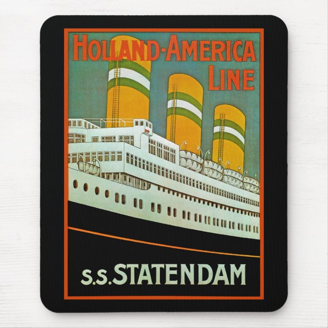 s.s. Statendam Mouse Mat (Front)