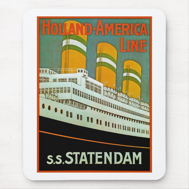 s.s. Statendam Mouse Mat (Front)