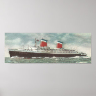 S.S. United States Poster