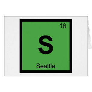 S - Seattle Washington Chemistry Periodic Table