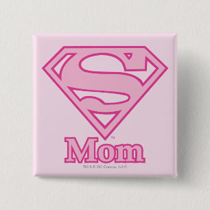 S-Shield Mum 15 Cm Square Badge