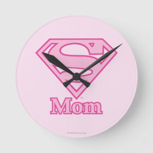 S-Shield Mum Round Clock