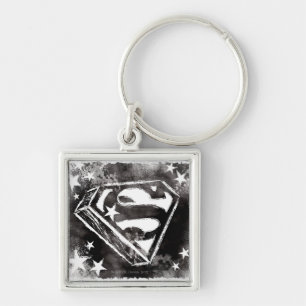S-Shield With Stars Key Ring