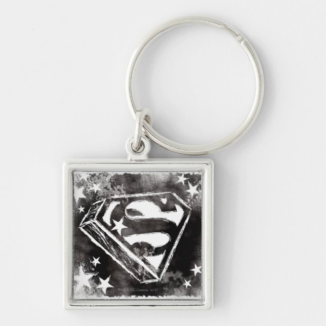 S-Shield With Stars Key Ring (Front)