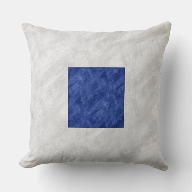 S Sierra Watercolor #Nautical Signal Maritime Flag Cushion (Front)