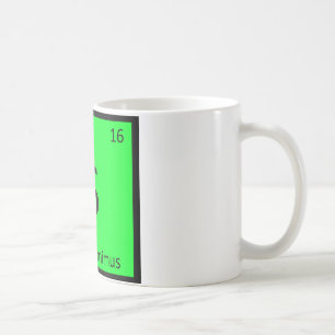 S - Struthiomimus Dinosaur Periodic Table Symbol Coffee Mug